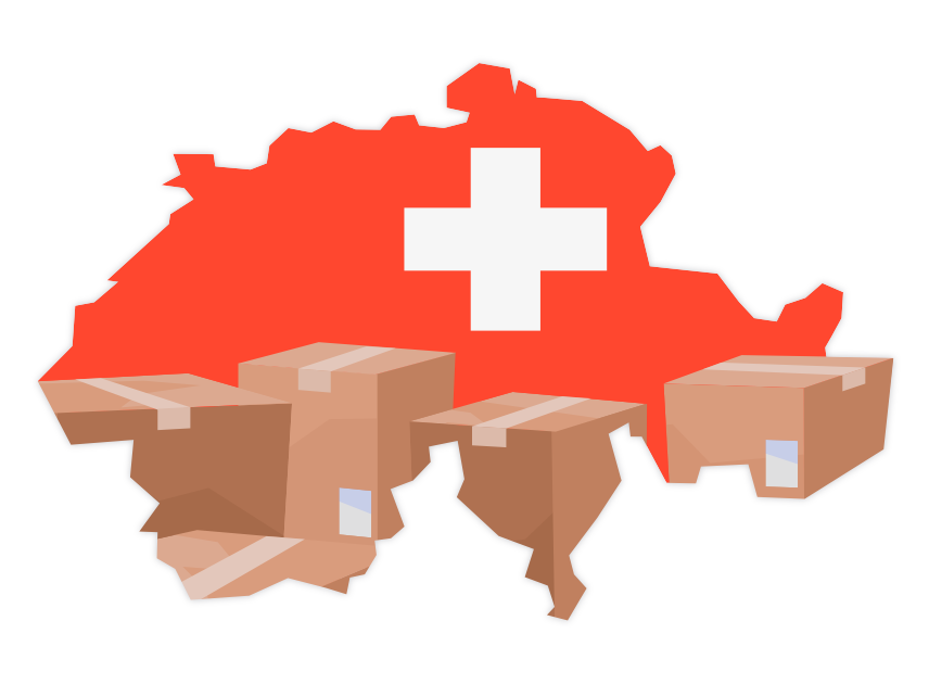 paket in die schweiz