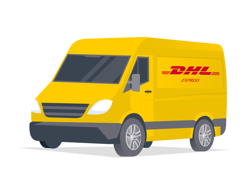 DHL Abhloung Fahrzeug